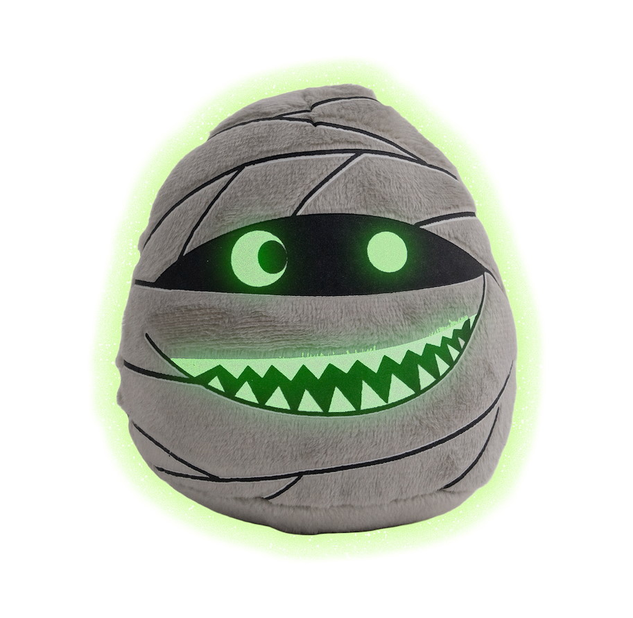 Plüsch Sortiment Glow-in-the dark 10  cm, 3-f. sortiert, im Display