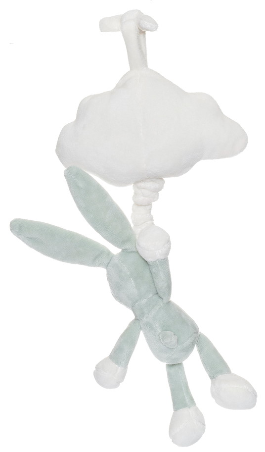 Diinglisar Spieluhr Hase lindengrün 37  cm