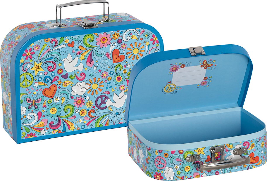 Koffer Love & Peace, 2-fach sortiert