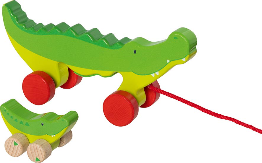 Ziehtier Krokodile Cosmo & Croki 2-teilig