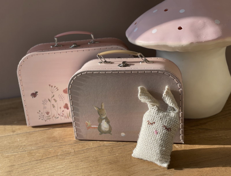 Häkelset Hase im Köfferchen