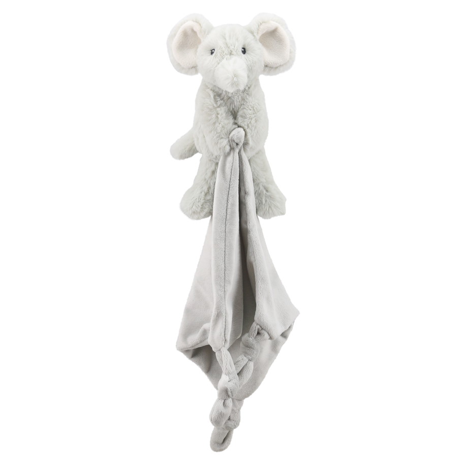Fingerpuppe mit Schmusetuch Elefant