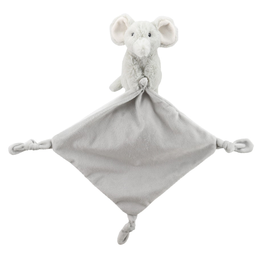 Fingerpuppe mit Schmusetuch Elefant