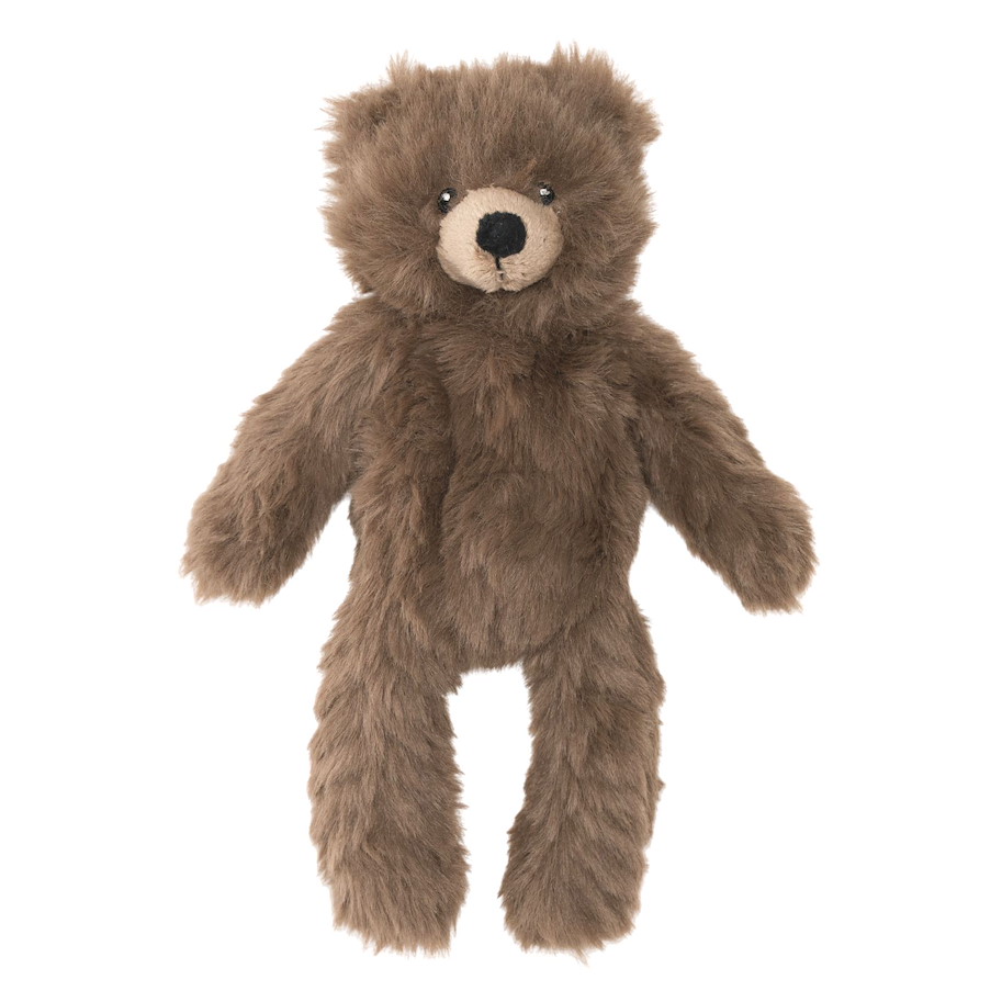 Bär Borre dunkelbraun Flatstyle 23 cm