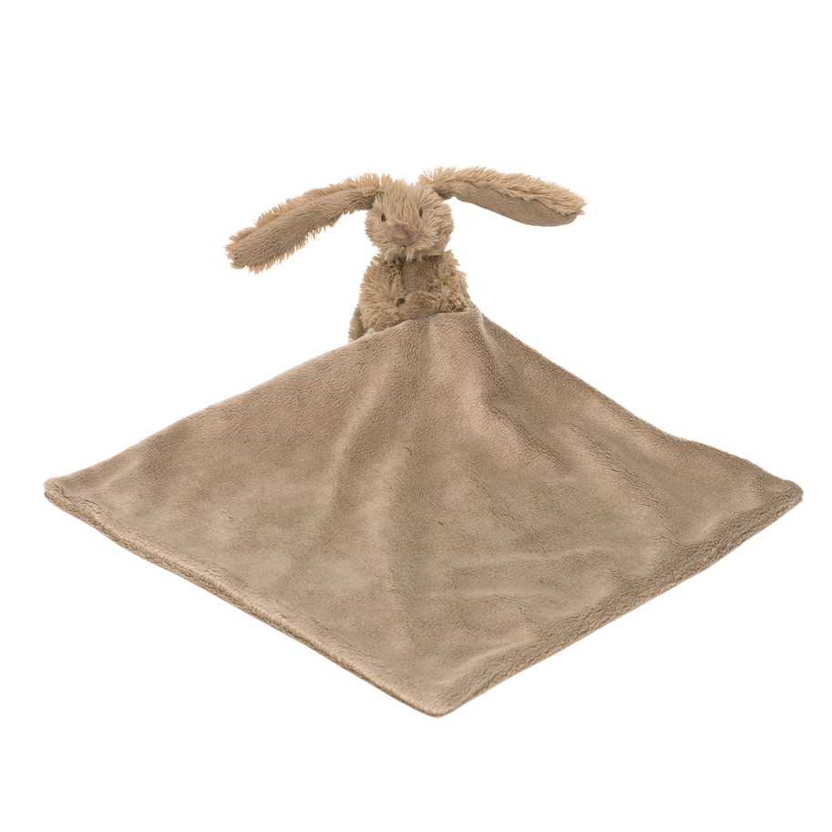 Schmusetuch Hase Richie Tonfarben 28 cm