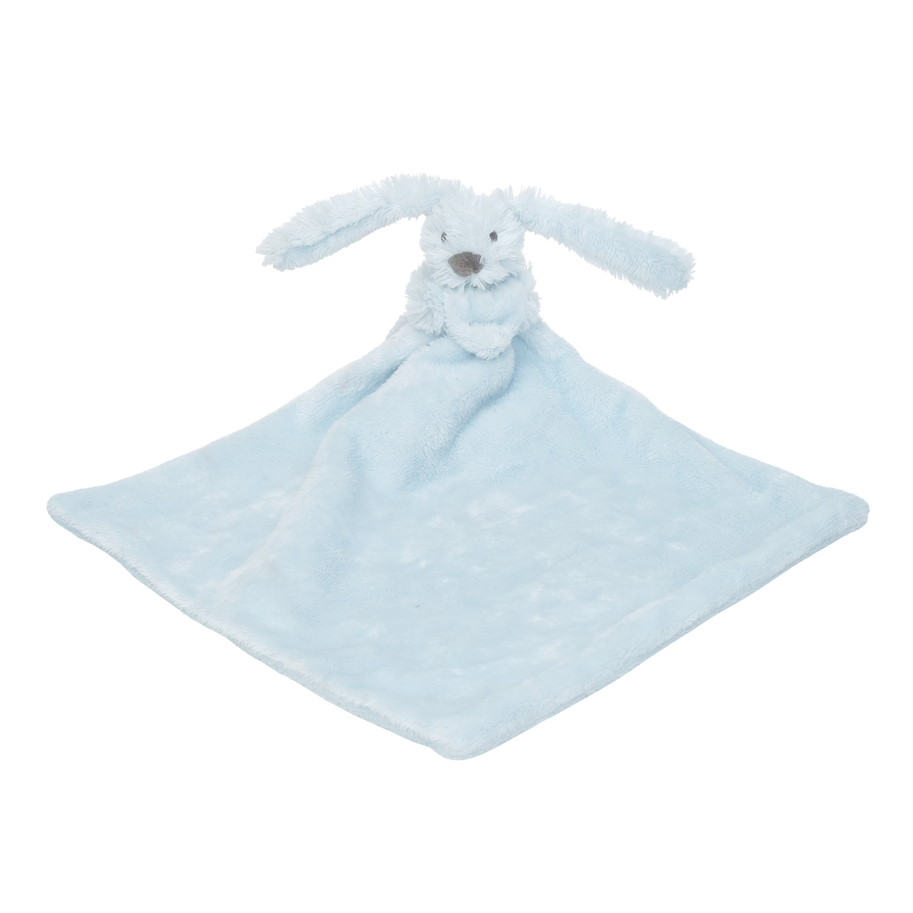 Schmusetuch Hase Richie blau 28 cm