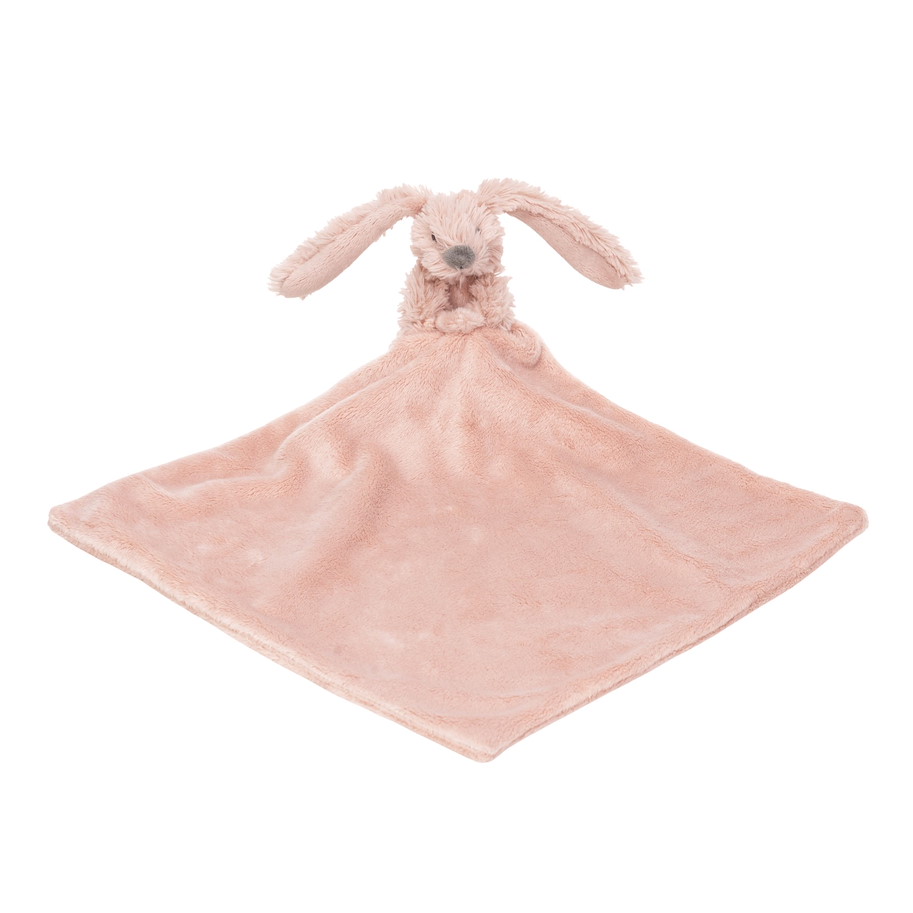 Schmusetuch Hase Richie altrosa 28 cm
