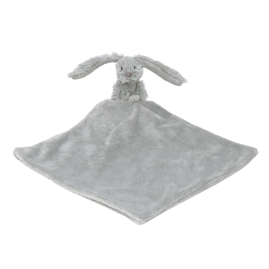 Schmusetuch Hase Richie grau 28 cm