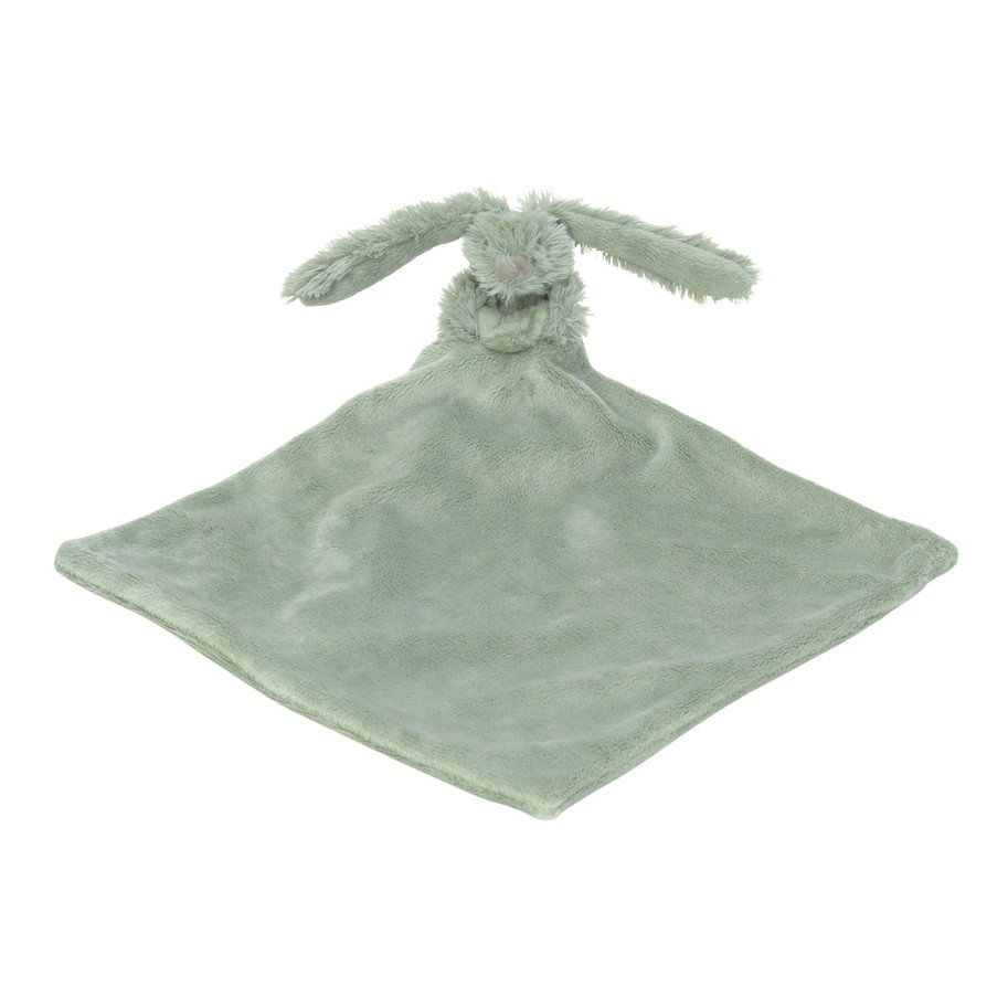 Schmusetuch Hase Richie grün 28 cm