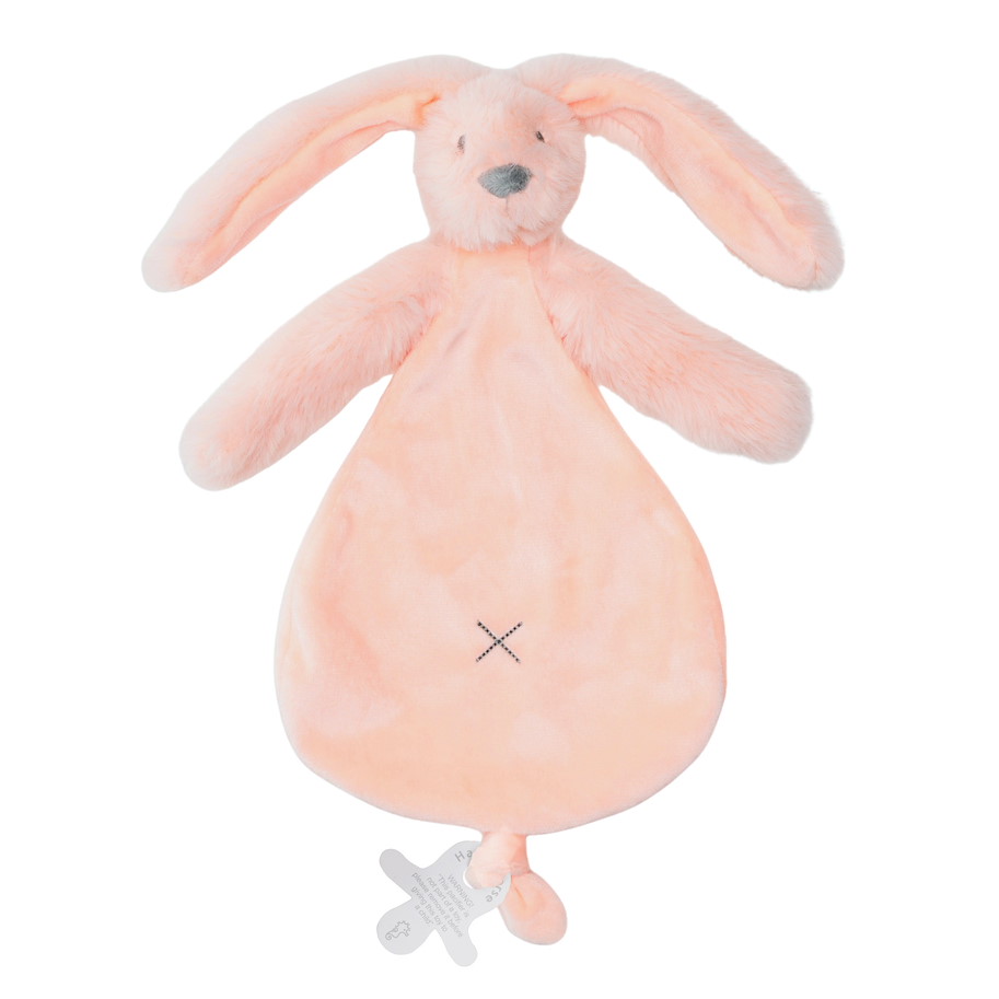 Hase Richie Schmusetuch Pfirsichfarben 25 cm