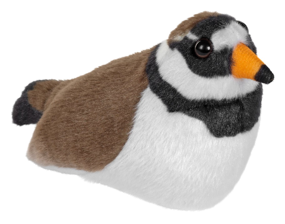 Plüsch Kibitzregenpfeifer singend RSPB Birds 18 cm mit echten Vogelstimmen