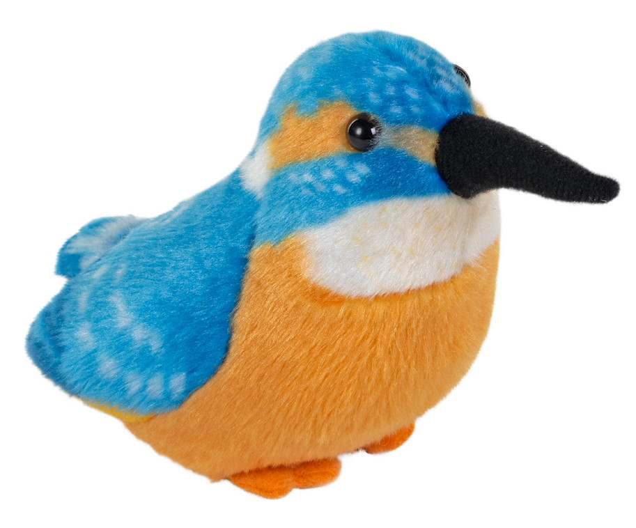 Plüsch Eisvogel singend RSPB Birds 18 cm mit echten Vogelstimmen