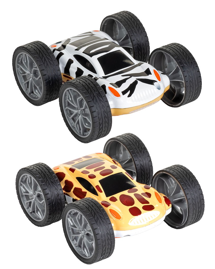 Flip Car Zebra/Giraffe