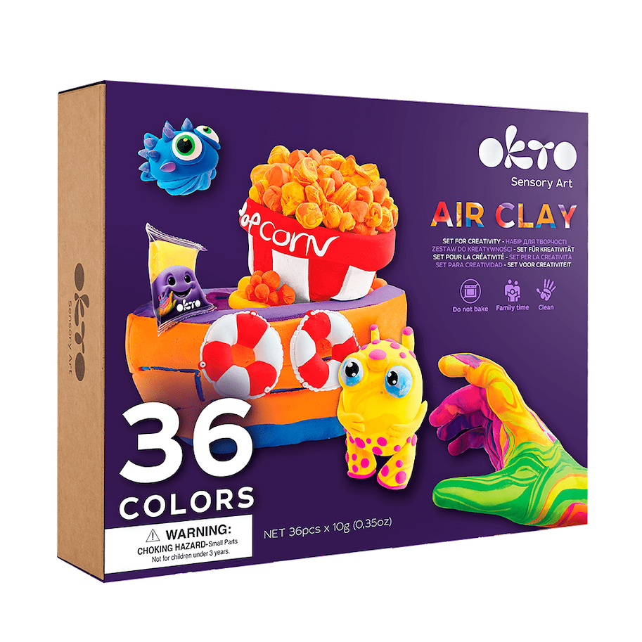 Air Clay Modellierset Set 36 Farben