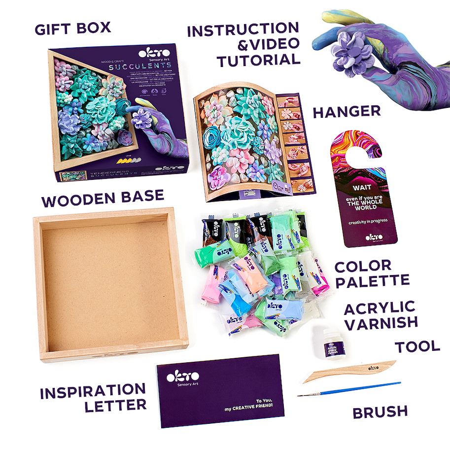Okto Sensory Art Pflanzen pastell