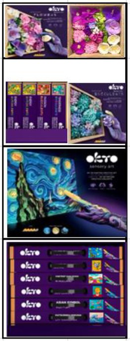 Okto sensory art Display Adult