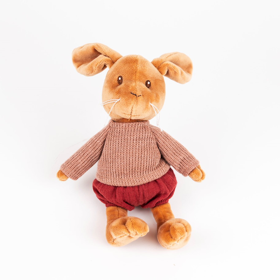 Plüsch Hase Lenny in Kleidern 26 cm