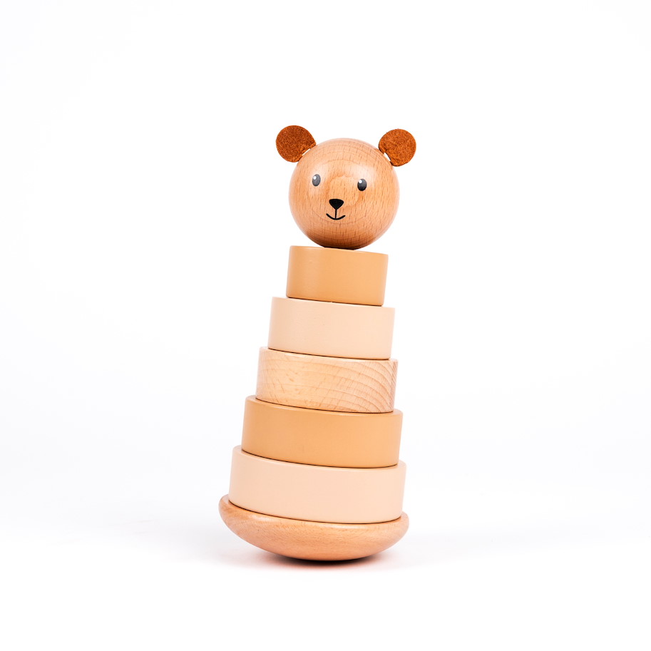 Holz-Pyramide Bär Marcel