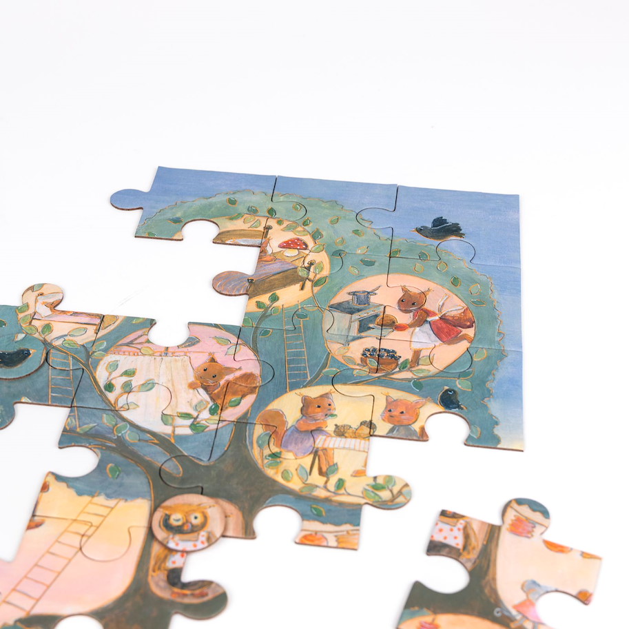 Eichhörnchenbaum-Puzzle