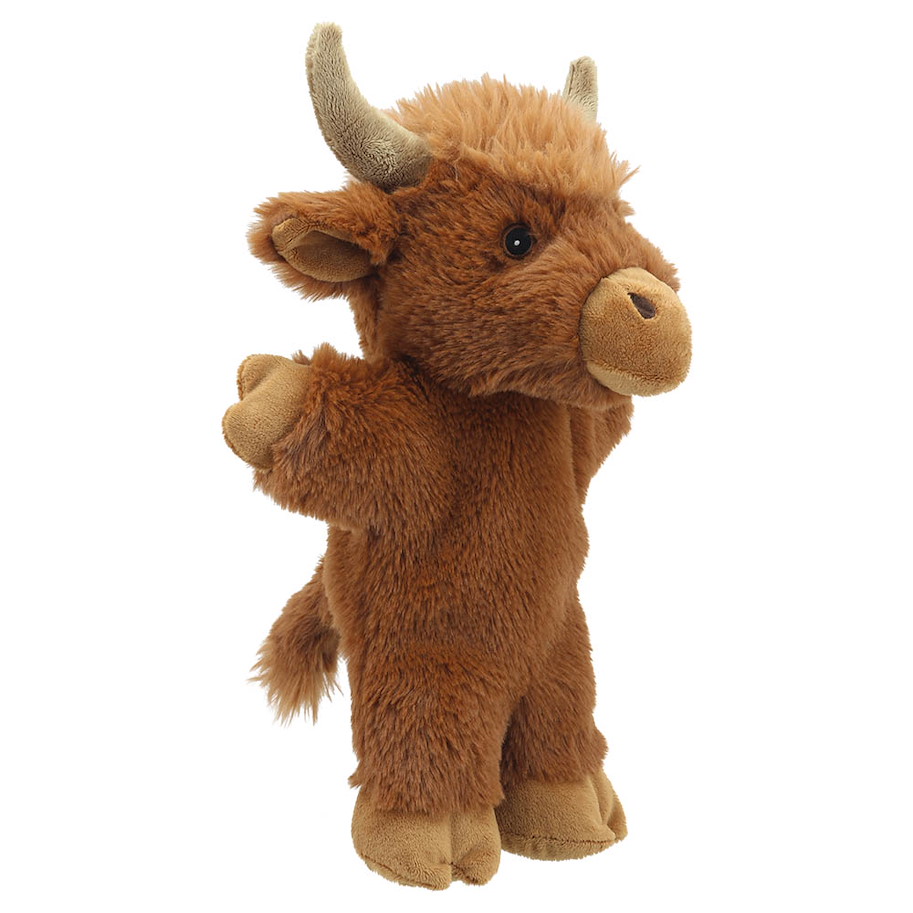 Handpuppe Öko Hochland Rind ca. 32 cm