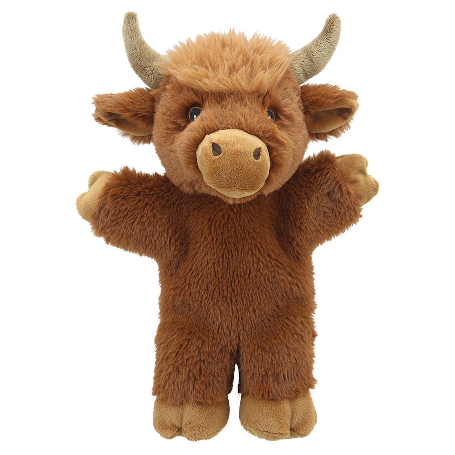 Handpuppe Öko Hochland Rind ca. 32 cm