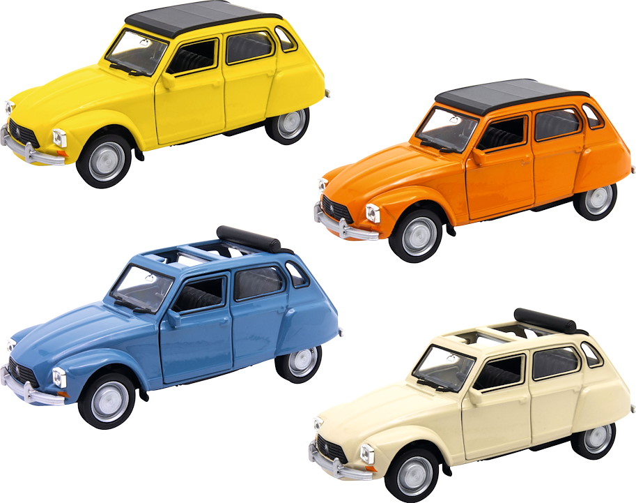 Citroen Dyane, Spritzguss, 1:34-39, L= 12 cm