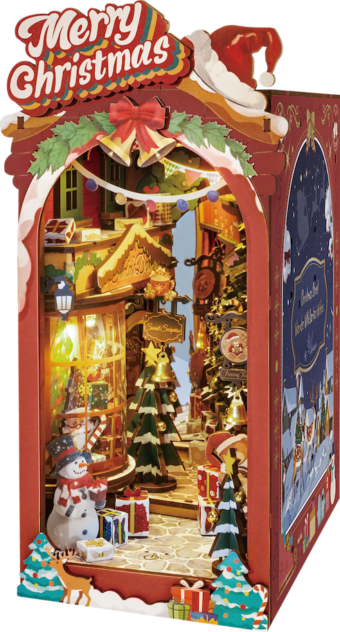 Holzbausatz WEIHNACHTS-STRASSE