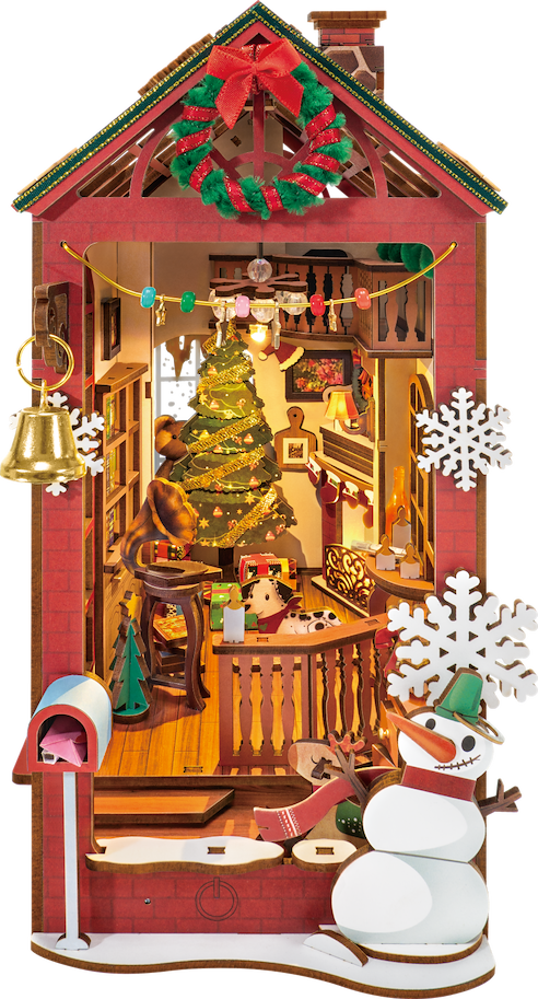 Holzbausatz WEIHNACHTS-HAUS