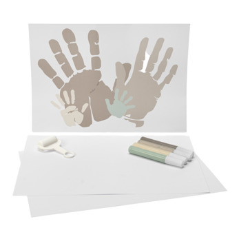 Familien Handprint Set