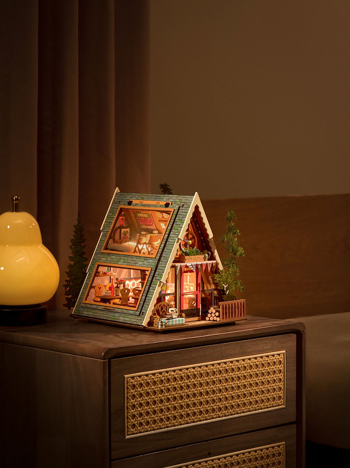 Modellbausatz 'A-Frame Cabin'