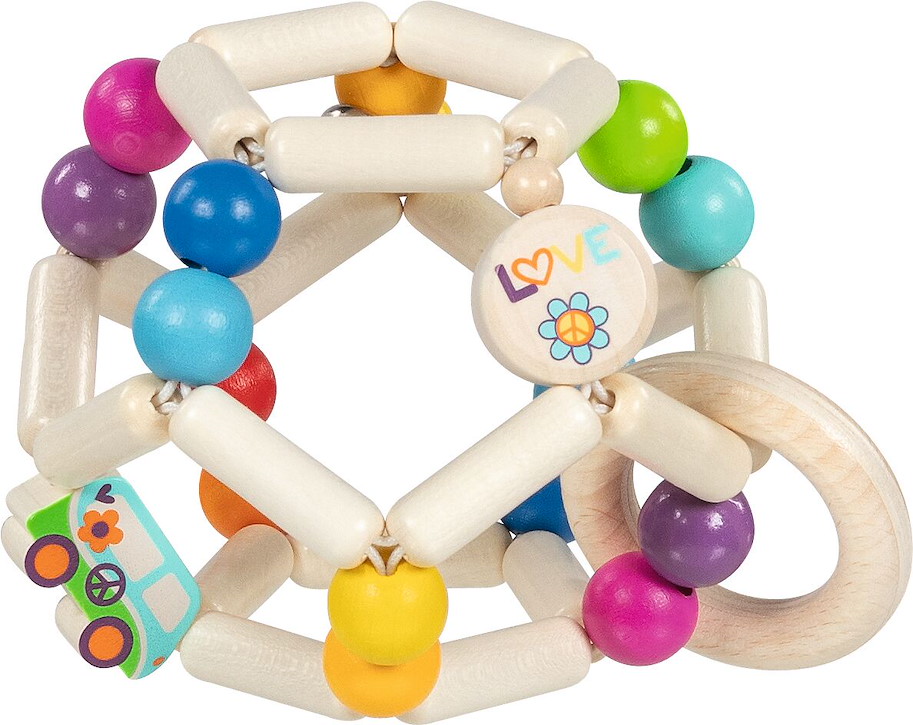 Greifling Elastik Regenbogenball Van