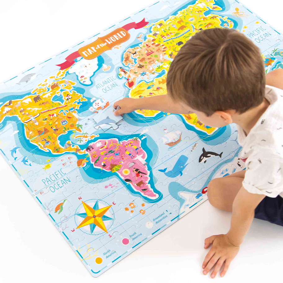 Puzzle "What in the World. Young Explorers" 6+ / 168 Teile