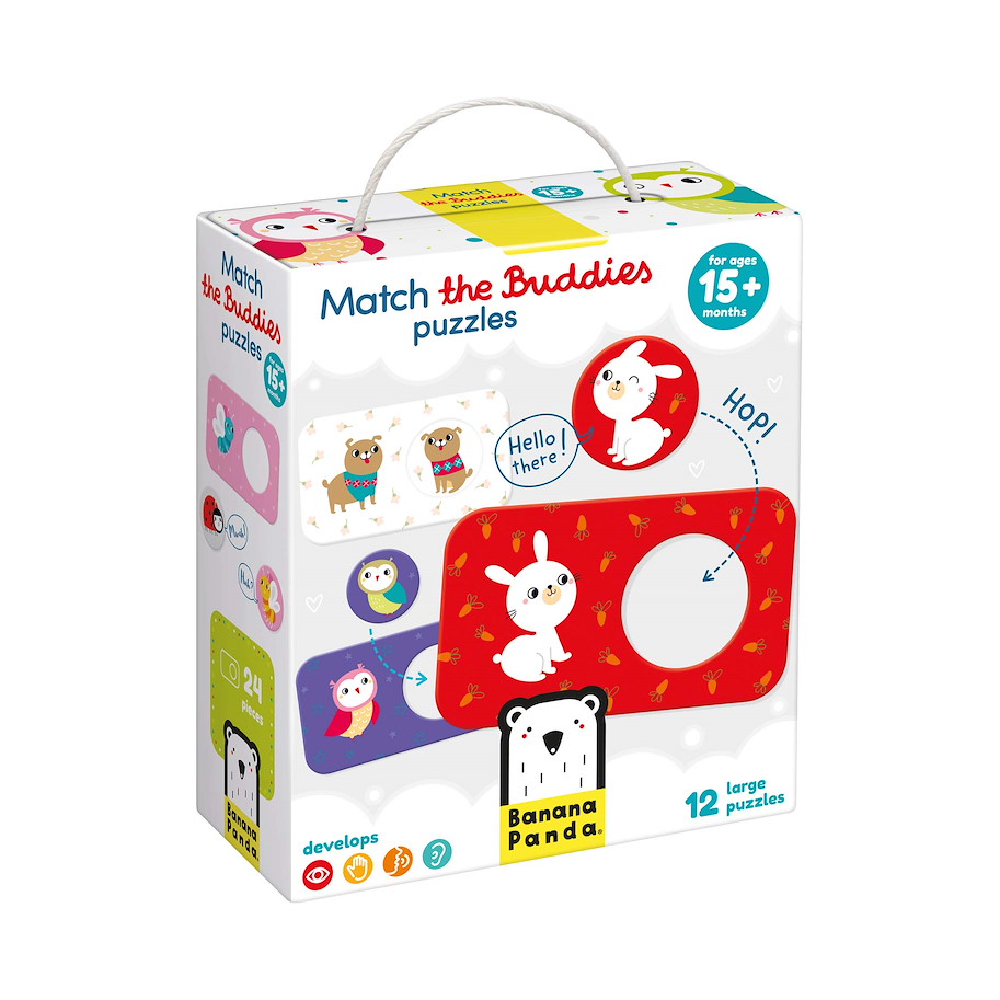 Puzzle "Match The Buddies" 15m+ - 24 Teile / 12 Puzzles
