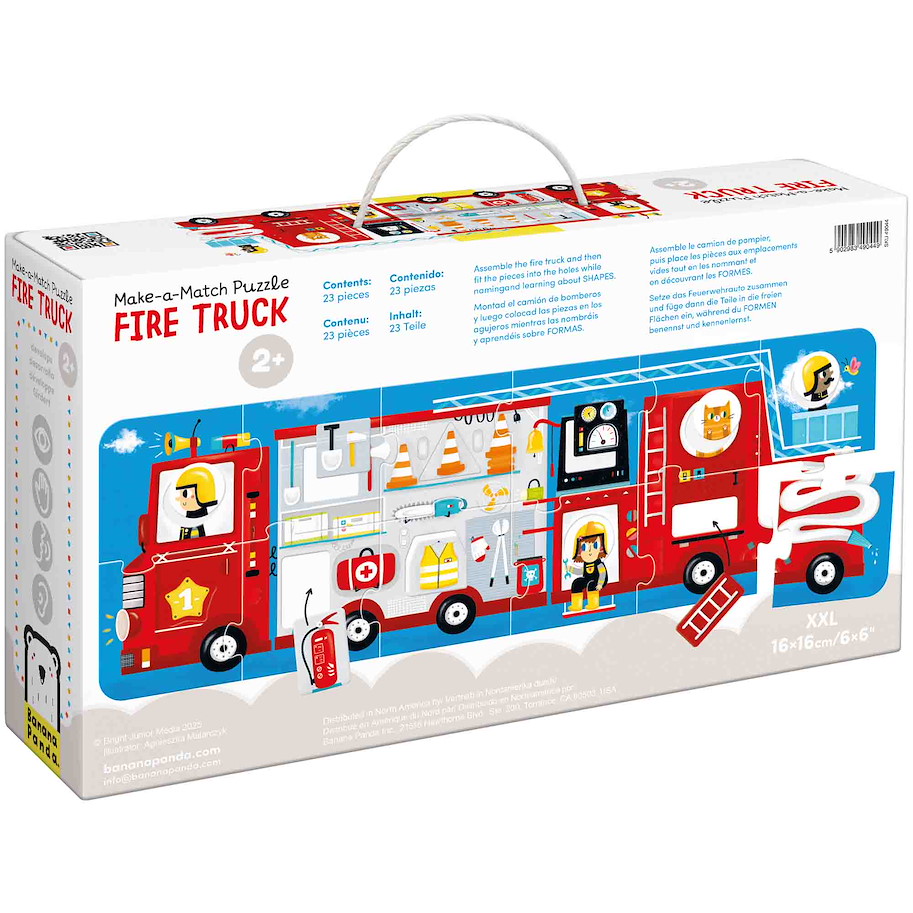 Puzzle "Make-a-Match Fire Truck" 2+ / 23 Teile