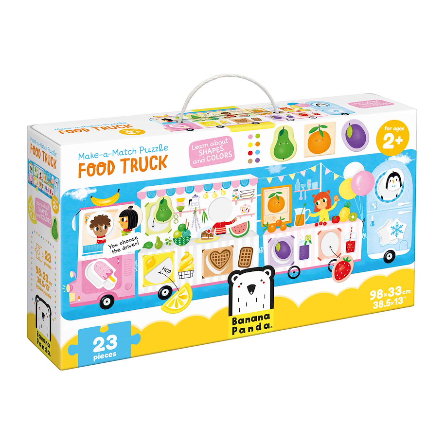 Puzzle "Make-a-Match Food Truck" 2+ / 23 Teile