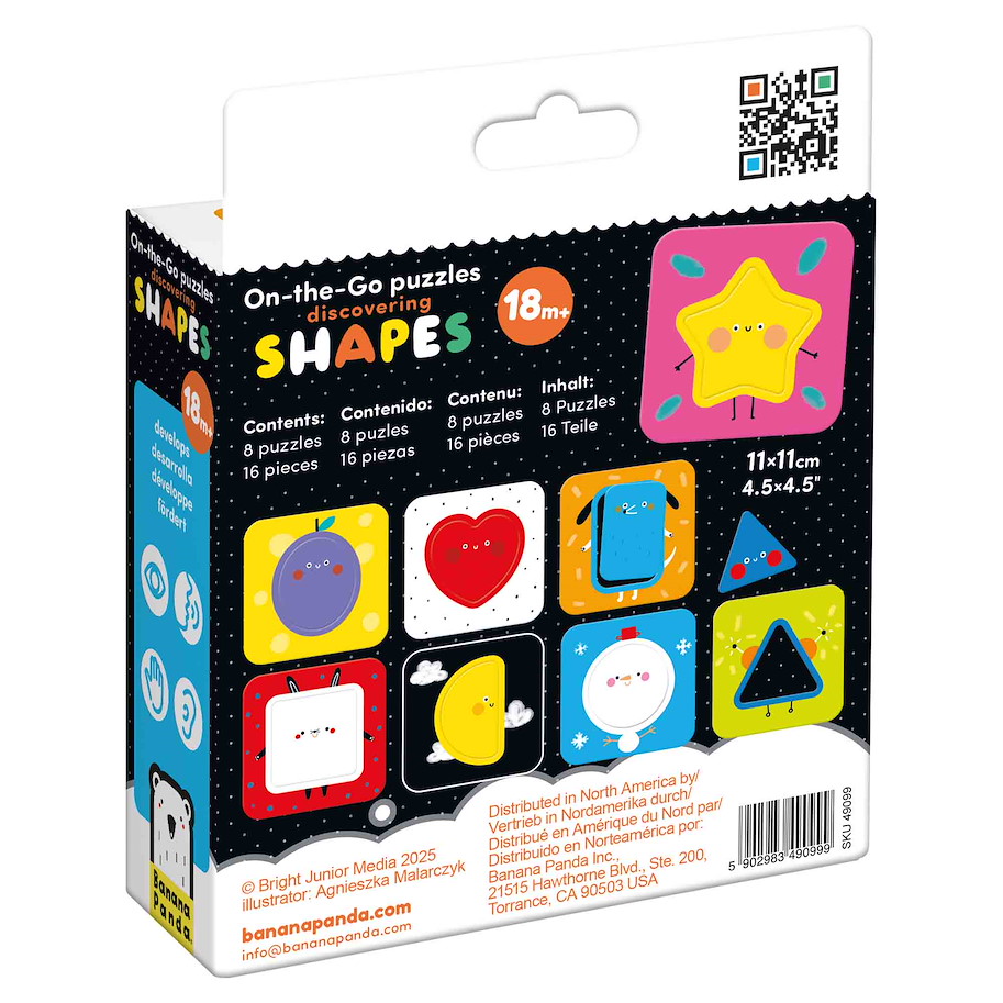 Puzzle "On-the-Go Discovering Shapes" 18m+ / 16 Teile