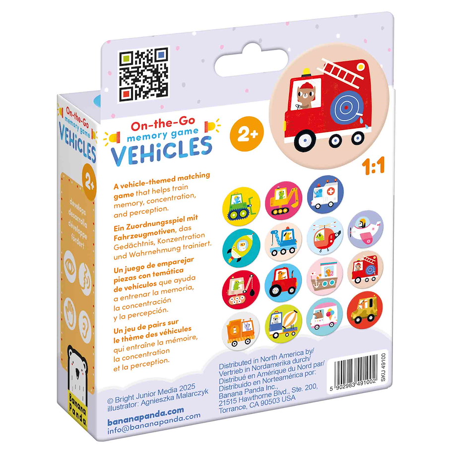 Memory "On-the-Go Vehicles" 2+ / 30 Teile