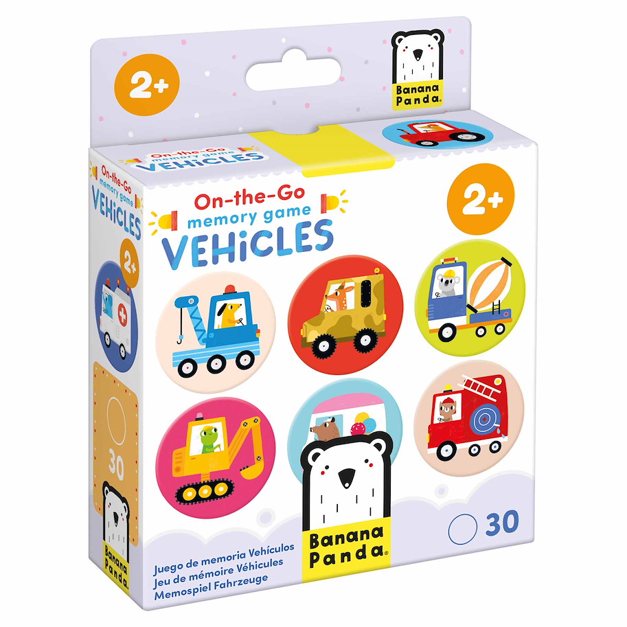 Memory "On-the-Go Vehicles" 2+ / 30 Teile