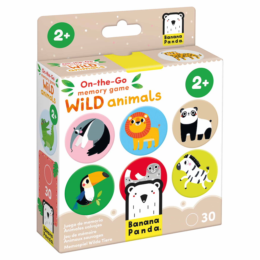 Memory "On-the-Go Wild Animals" 2+ / 30 Teile