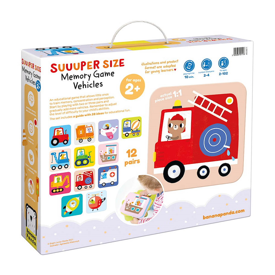 Memory " Suuuper Size Vehicles" 2+ / 24 Teile