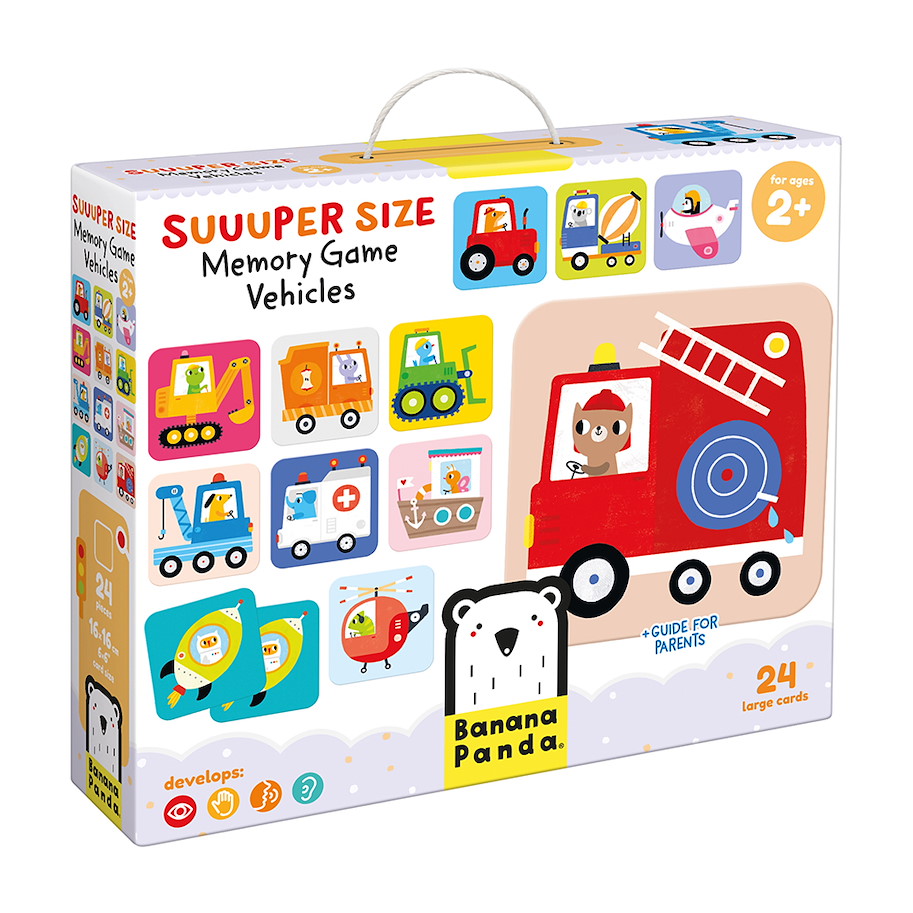Memory " Suuuper Size Vehicles" 2+ / 24 Teile
