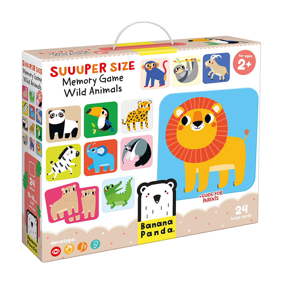 Memory "Suuuper Size Wild Animals" 2+ / 30 Teile