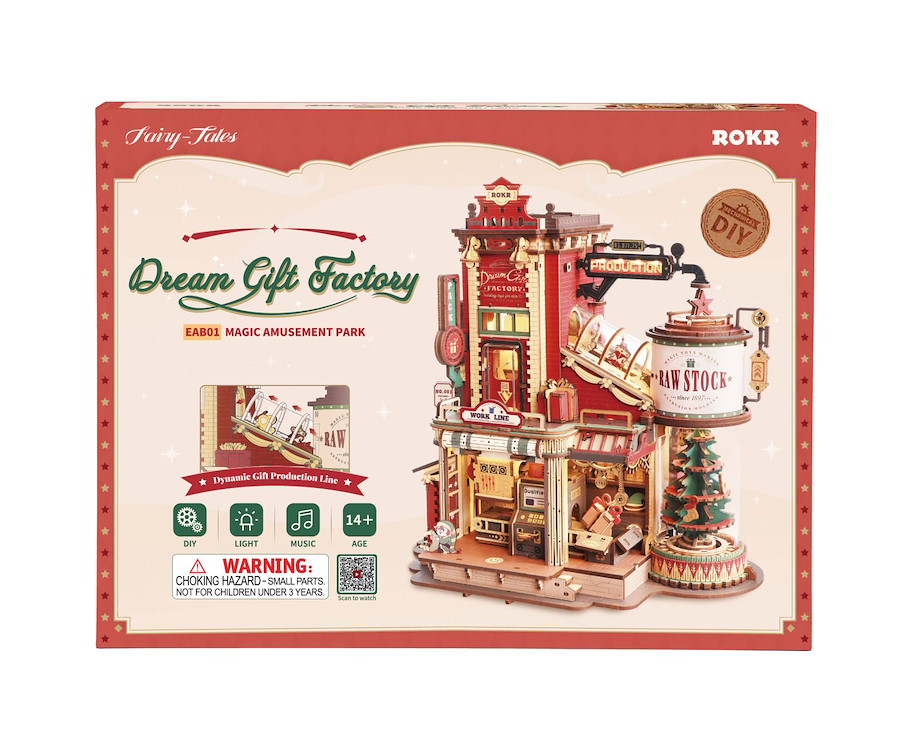 Holzbausatz 'DREAM GIFT FACTORY'