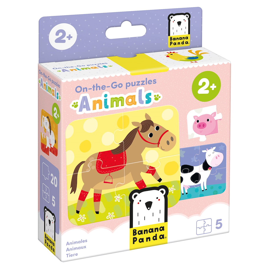 Puzzle "On-the-Go Animals" 2+ / 20 Teile