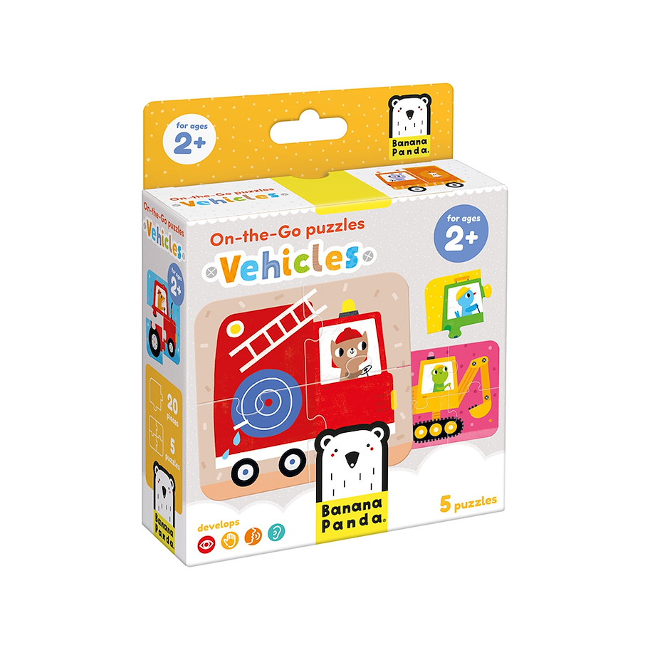 Puzzle "On-the-Go Vehicles" 2+ / 20 Teile