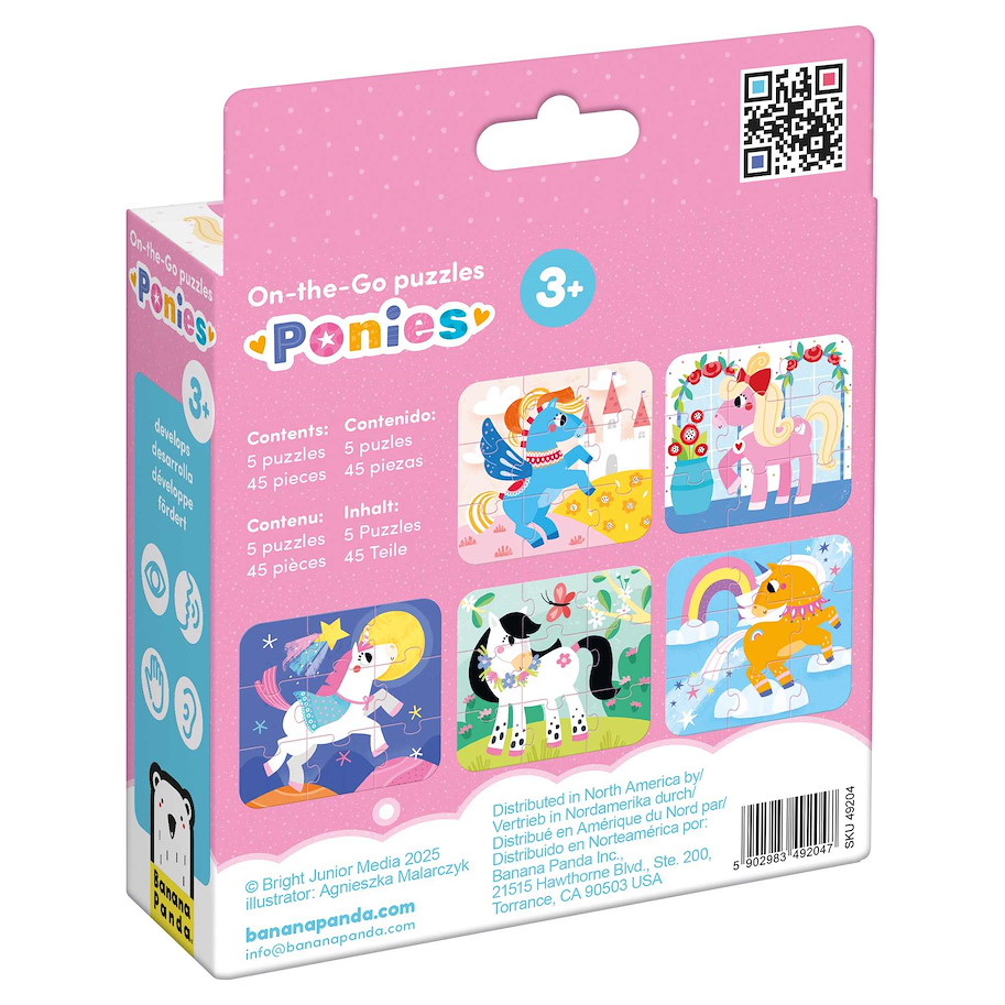 Puzzle "On-the-Go Ponies" 3+ / 45 Teile