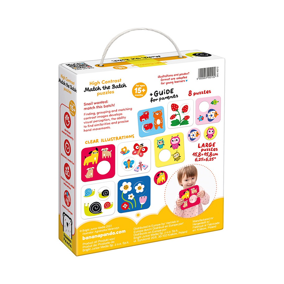 Puzzle "High Contrast Match the Batch" 15m+ / 16 Teile