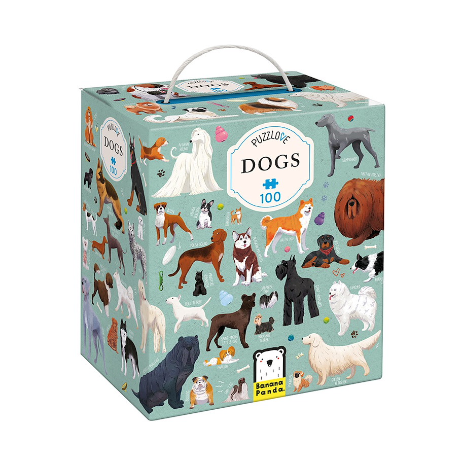 Puzzle "Puzzlover Dogs" 5+ / 100 Teile