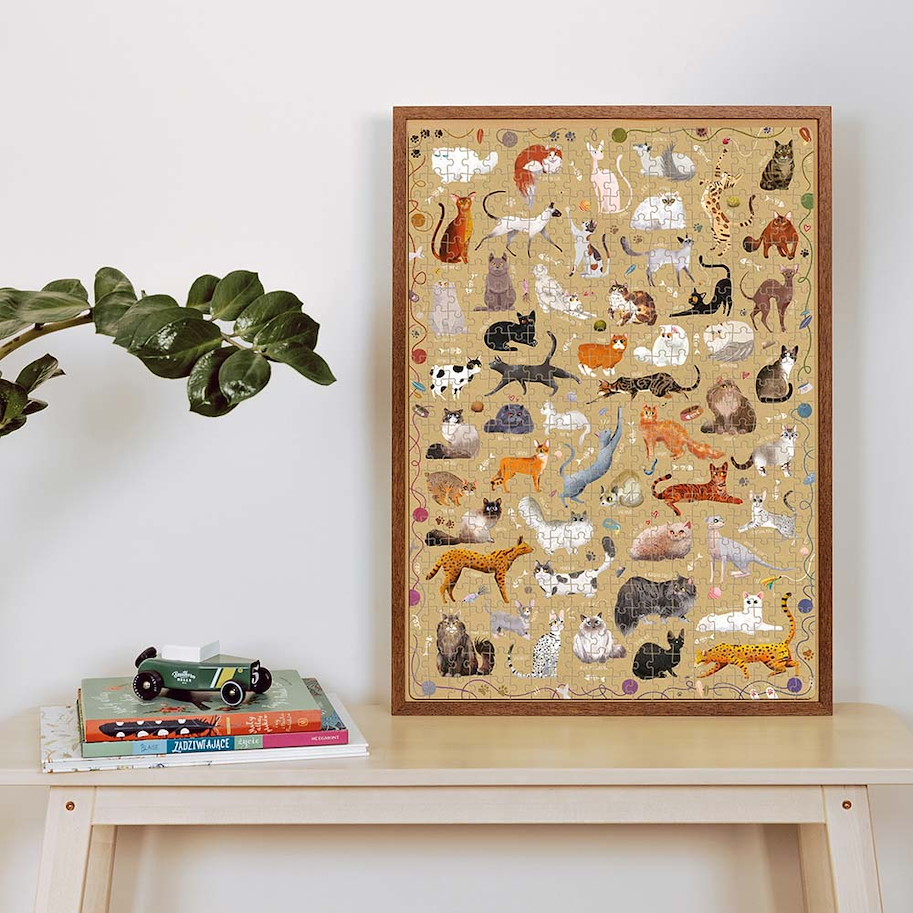 Puzzle "Puzzlover Cats" 9+ / 500 Teile