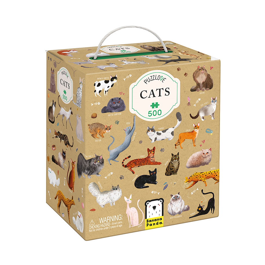 Puzzle "Puzzlover Cats" 9+ / 500 Teile